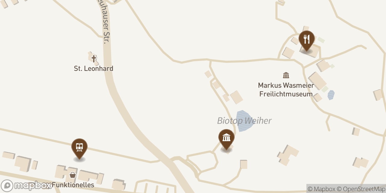 Map showing 3 locations